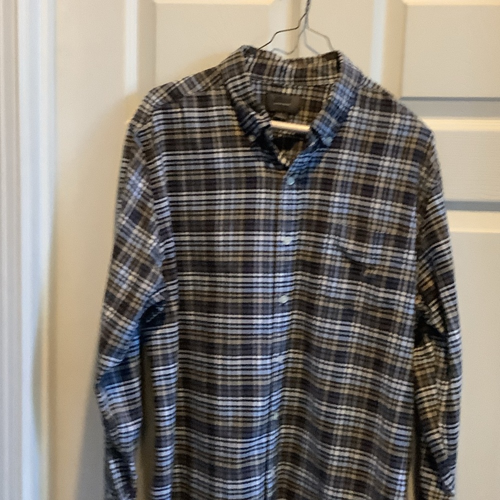 Saddlebred Navy‎ and White Checkered Shirt